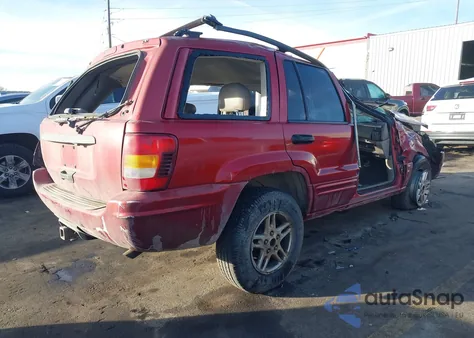 2002 Jeep Grand Cherokee Laredo z USA, uszkodzony, nr VIN 1J4GW48S22C295625